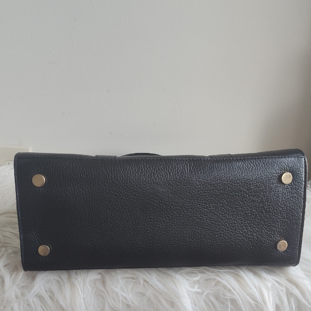 Michael Kors Black Satchel with Gold Hardware - Picture 6 of 13